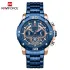 NAVIFORCE NF9175 Popular Classic Men's Quartz Multifunction Watches Casual Fashion Wristwatch with 3 Small Dials Chronograph Male Clock
